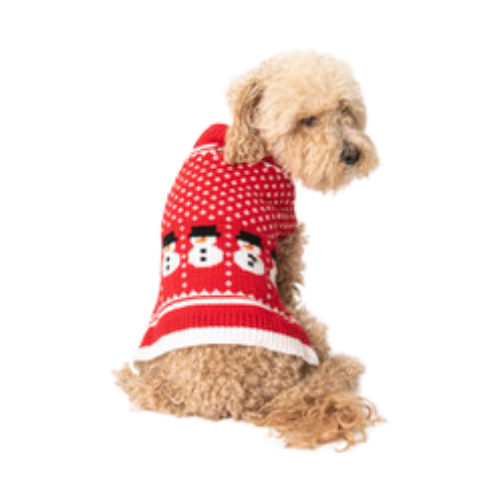 Pet Obsession Holiday Snowmen Pet Sweater