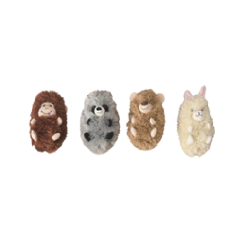 Spot Fluff Balls Plush Dog Toy, Assorted 8.5 in