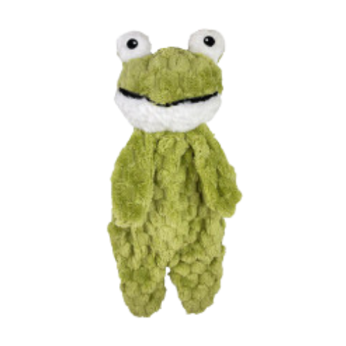 Petlou Fuzzy Friends- Frog Plush Dog Toy 16 in