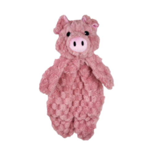 Petlou Fuzzy Friends- Pig Plush Dog Toy 16 in