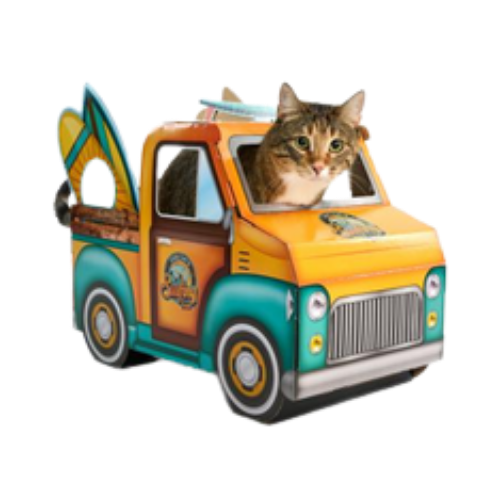 Royal Pet HAPPYCAT Vintage Surf Truck Cat Scatcher 