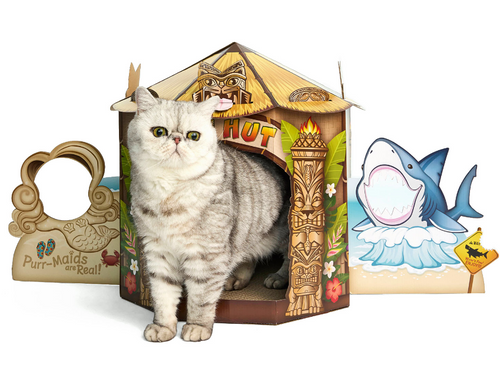 Royal Pet HAPPYCAT Tiki Hut Cat Scratcher 