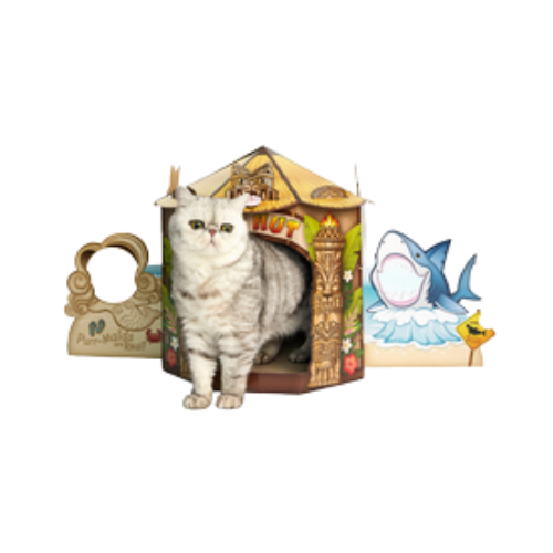 Royal Pet HAPPYCAT Tiki Hut Cat Scratcher 
