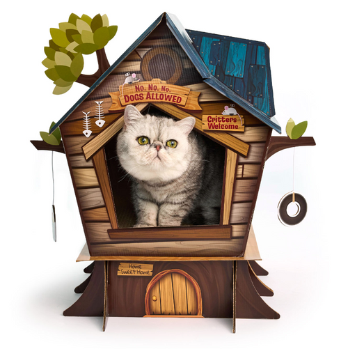Royal Pet HAPPYCAT Tree House Cat Scratcher 