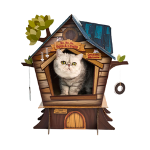 Royal Pet HAPPYCAT Tree House Cat Scratcher 