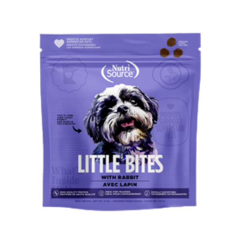 Nutrisource Rabbit Little Bites Dog Training Treats 6 oz