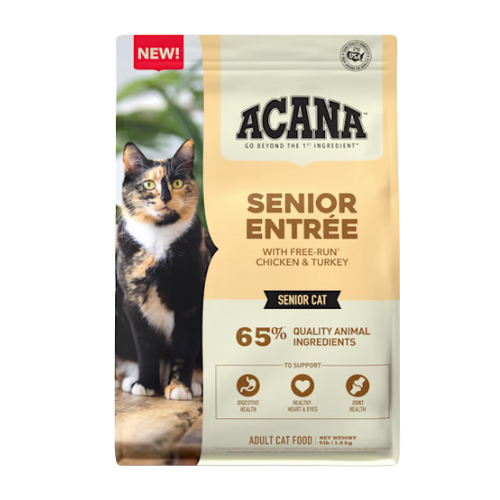 Acana Senior Entrée with Free-Run Chicken & Turkey Dry Cat Food