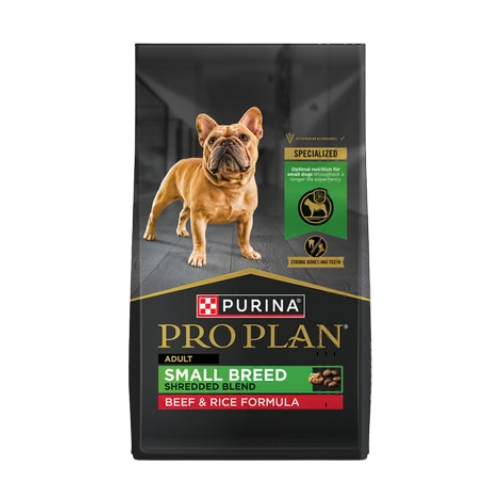 Purina Pro Plan Adult Small Breed Shredded Blend Beef & Rice Formula Dry Dog Food 6 lb