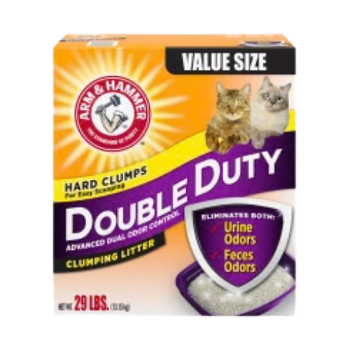 Arm & Hammer Double Duty Clumping Scented Advanced Odor Control Cat Litter 29 lb