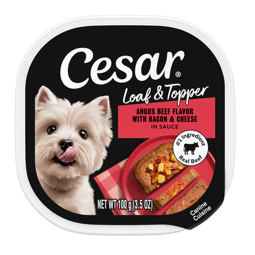 Cesar Loaf & Topper in Sauce Angus Beef with Bacon & Cheese