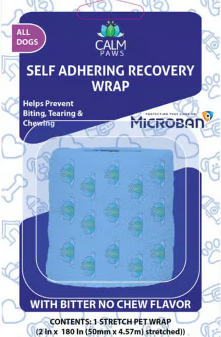 Calm Paws Recovery Pet Self-Adhesive Bandage Wrap 