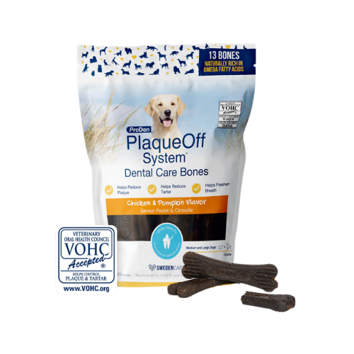 Naturvet ProDen PlaqueOff System Dental Care Bones Chicken Flavor for Dogs 13 ct