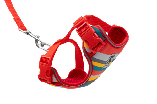 Rc Pet Products Adventure Kitty Cat Harness- Multi Stripes Rc Pet Products Adventure Kitty Cat Harness- Multi Stripes