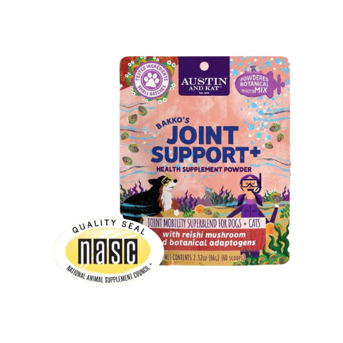 Austin & Kat Bakko's Joint Support + Superblend Mobility Support Supplement Powder for For Dogs & Cats 66 gm
