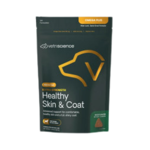 Vetriscience Extra Strength Healthy Skin & Coat Omega Plus Duck Flavored Soft Chews for Dogs 40 ct