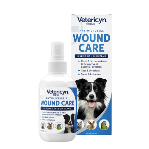 Vetericyn Plus Antimicrobial All Animal Wound and Skin Care Spray 3 oz