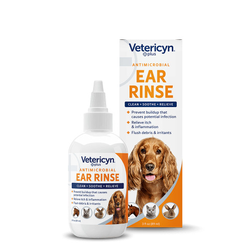 Vetericyn Plus Antimicrobial All Animal Ear Rinse 3 oz