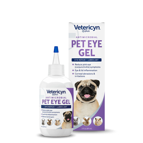 Vetericyn Plus Antimicrobial All Animal Eye Gel 3 oz