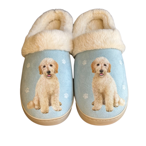 E & S Imports Goldendoodle Snugg Slippers