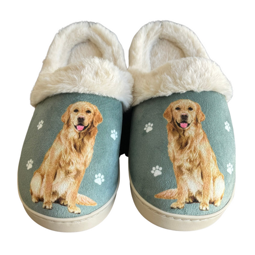 E & S Imports Golden Retriever Snugg Slippers