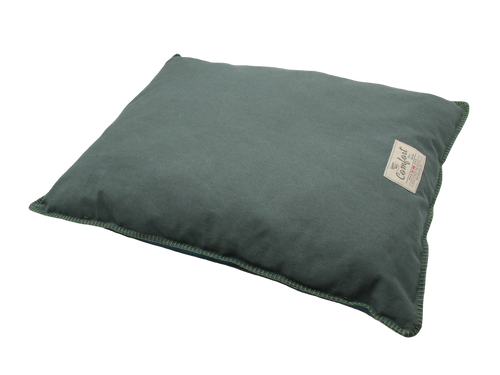 Happy Tails Stone Washed Lounger Pillow Bed- Sage 36 X 27