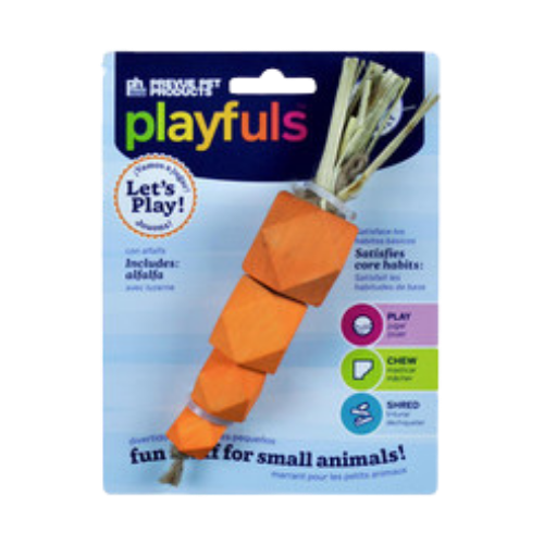 Prevue Alfalfa Carrot Crunch Small Animal Toy 