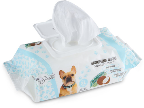 Cudlie 110 Pack Pet Grooming Wipes Coconut 
