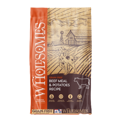 Wholesomes Grain-Free Beef Meal & Potatoes Formula Dry Dog Food 35 lb