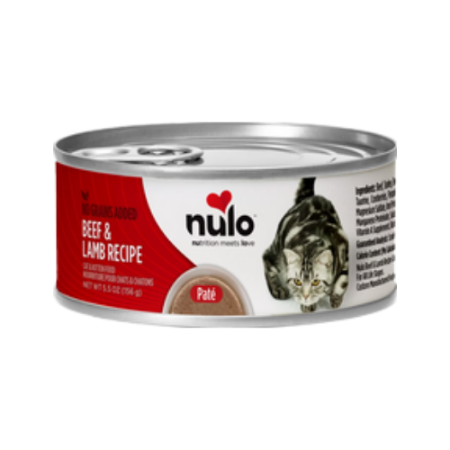 Nulo Grain-Free Beef & Lamb Recipe Pate Wet Canned Cat Food