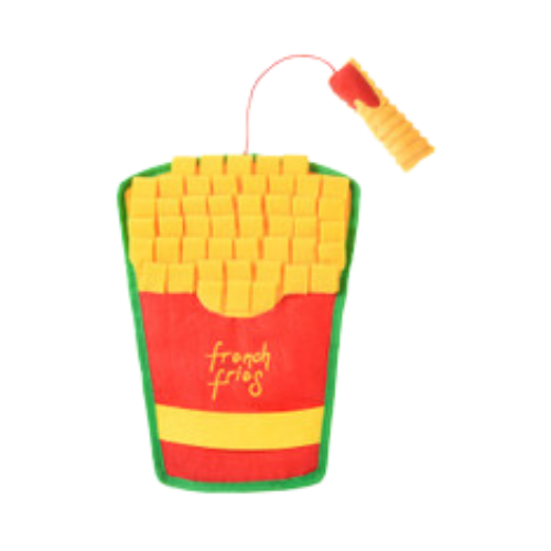 Hugsmart Whisker Mat French Fries Cat Toy 12 in