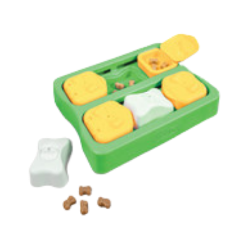 Outward Hound Small Brick Puzzle Enrichment Dog Toy 