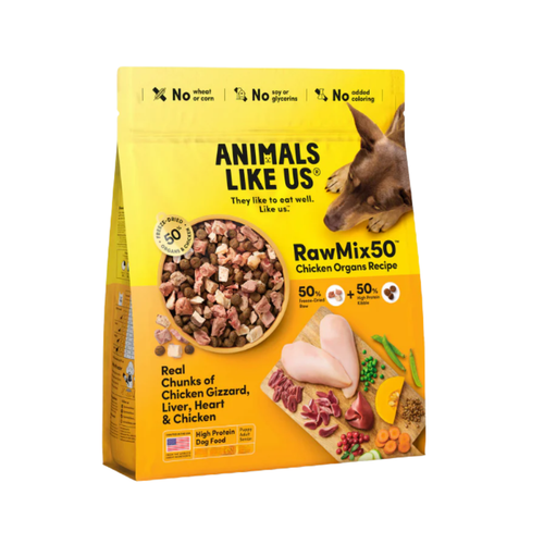 Animals Like Us RawMix50 Chicken Organs Recipe Freeze-Dried Raw Dog Food