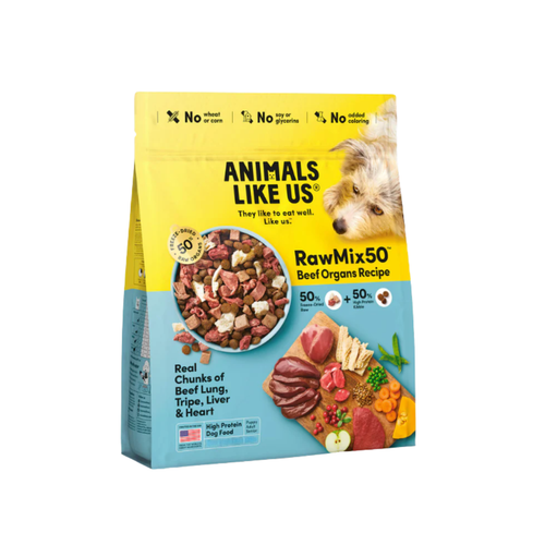 Animals Like Us RawMix50 Beef Organs Recipe Freeze-Dried Raw Dog Food