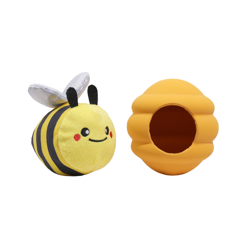 Hugsmart Puppy Garden Bee Hide n Seek Dog Toy 