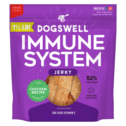 Dogswell Immune System Jerky Dog Treats, Chicken Recipe 12 oz