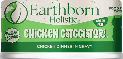 Earthborn Chicken Catcciatori Chicken Dinner in Gravy Grain-Free Canned Cat Food