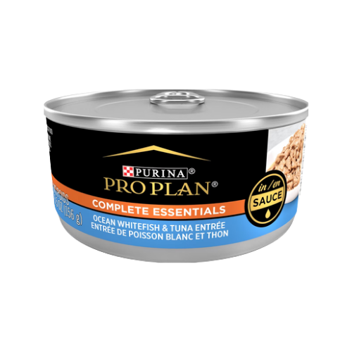 Purina Pro Plan Complete Essentials Ocean Whitefish & Tuna Entrée in Sauce Canned Adult Cat Food