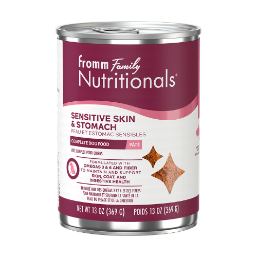Fromm Nutritionals Sensitive Skin & Stomach Pate Canned Dog Food Supplement