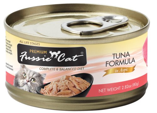 Fussie Cat Tuna With Smoked Tuna In Aspic Grain-Free Canned Cat Food