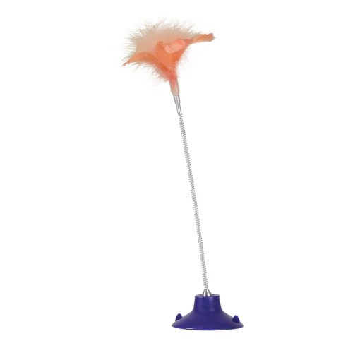 Nala Feather Flyer Cat Toy with Suction Base 