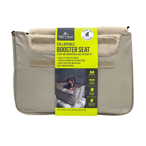 Kole Imports Pilot & Scout Pet Travel Collapsible Pet Booster Seat 16 x 12 in