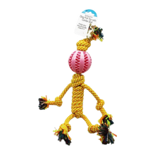 Kole Imports Knotted Pull Dog Toy with Ball 
