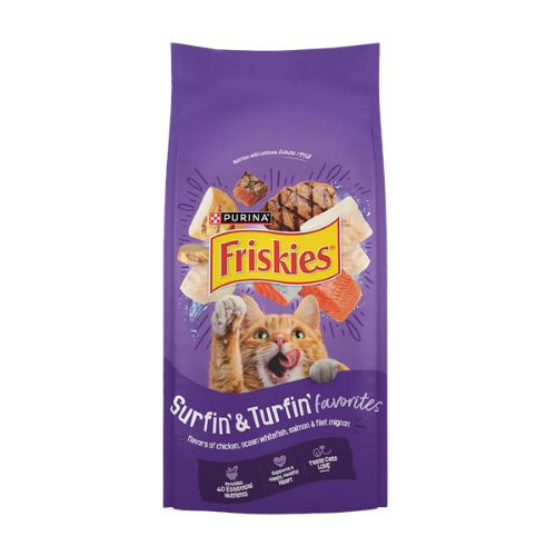 Friskies Surfin' & Turfin' Favorites Dry Cat Food