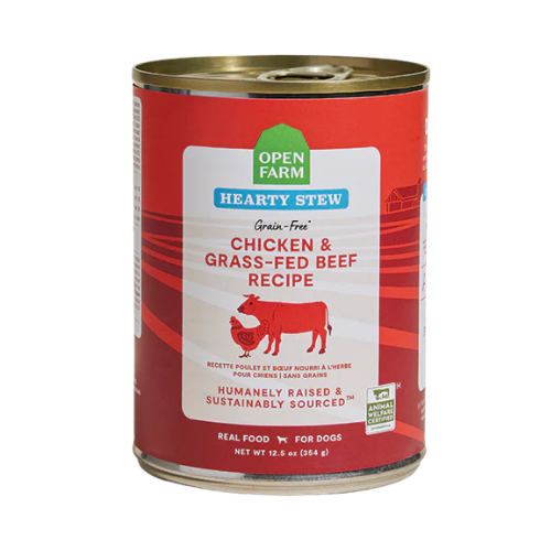 Open Farm Chicken & Grass-Fed Beef Hearty Stew Wet Dog Food