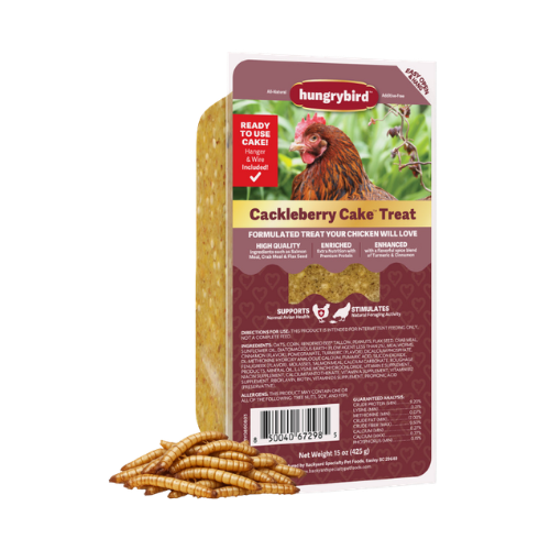 Backyard Specialty Pet Foods Hungrybird Cackleberry Treat Cake for Chickens 15 oz
