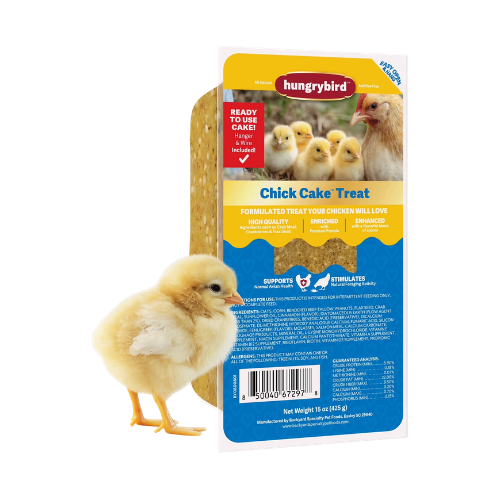 Backyard Specialty Pet Foods Hungrybird Chick Treat Cake for Chickens 15 oz