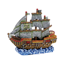 Penn-plax Pirate Wave Runner Fish Ornament Large