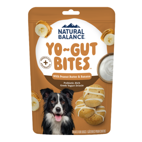 Natural Balance Yo-Gut Bites with Peanut Butter & Banana Dog Treats