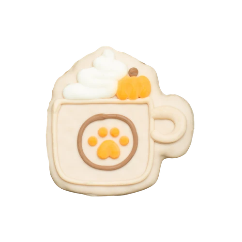 Bosco & Roxy Fall Pumpkin Latte Mug Dog Treat Cookie 