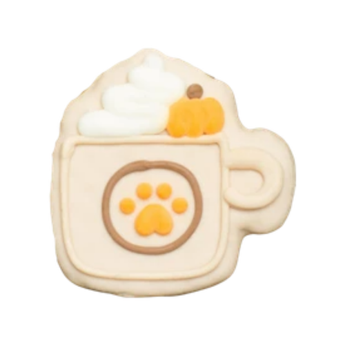 Bosco & Roxy Fall Pumpkin Latte Mug Dog Treat Cookie 